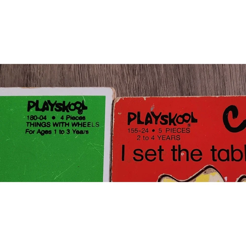 Playskool vintage wooden